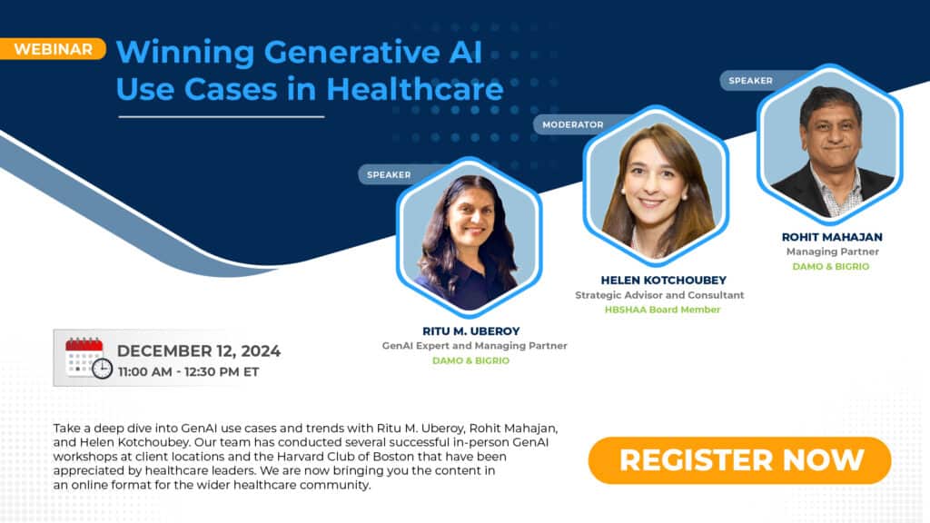 Webinar: Winning Generative AI Use Cases in Healthcare